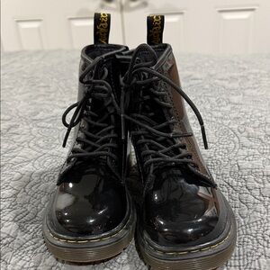 Dr. Martens Black Patent Leather Boots